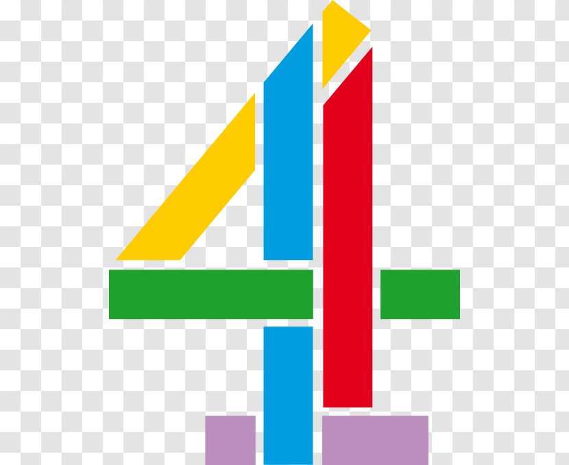 Channel 4 Logo Television Station Identification - Rectangle - Scandinavian Airlines Transparent PNG