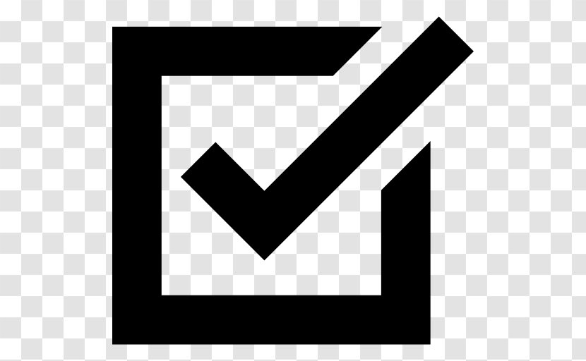 Checkbox Check Mark - Rectangle - Computer Software Transparent PNG