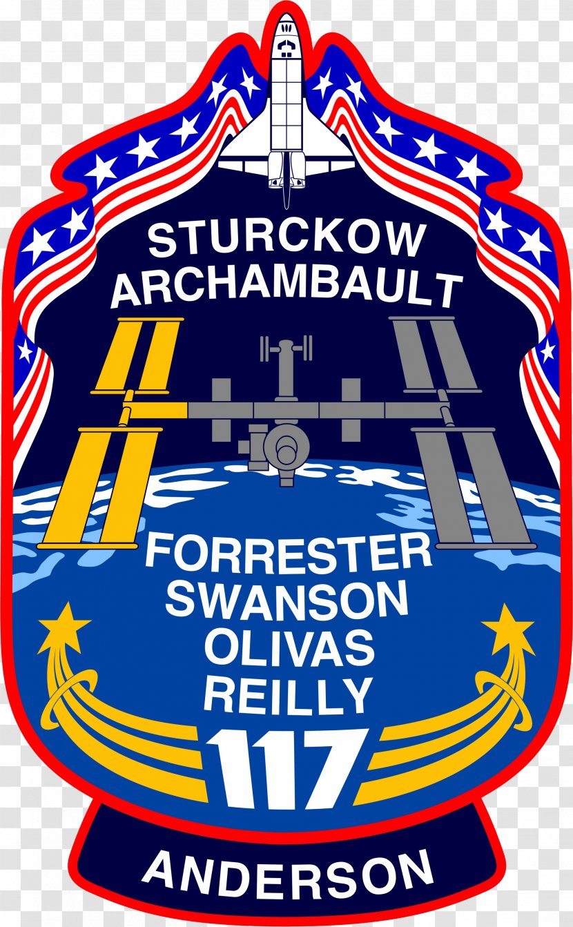 STS-117 International Space Station STS-112 Shuttle Atlantis - Text - Astronaut Transparent PNG