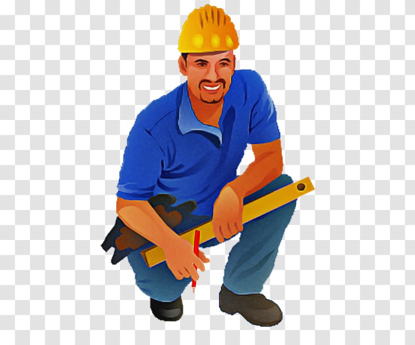 Construction Worker Blue-collar Workwear Handyman Tradesman - Personal Protective Equipment Transparent PNG