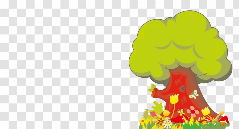 Tree Cartoon Clip Art - Qversion Transparent PNG