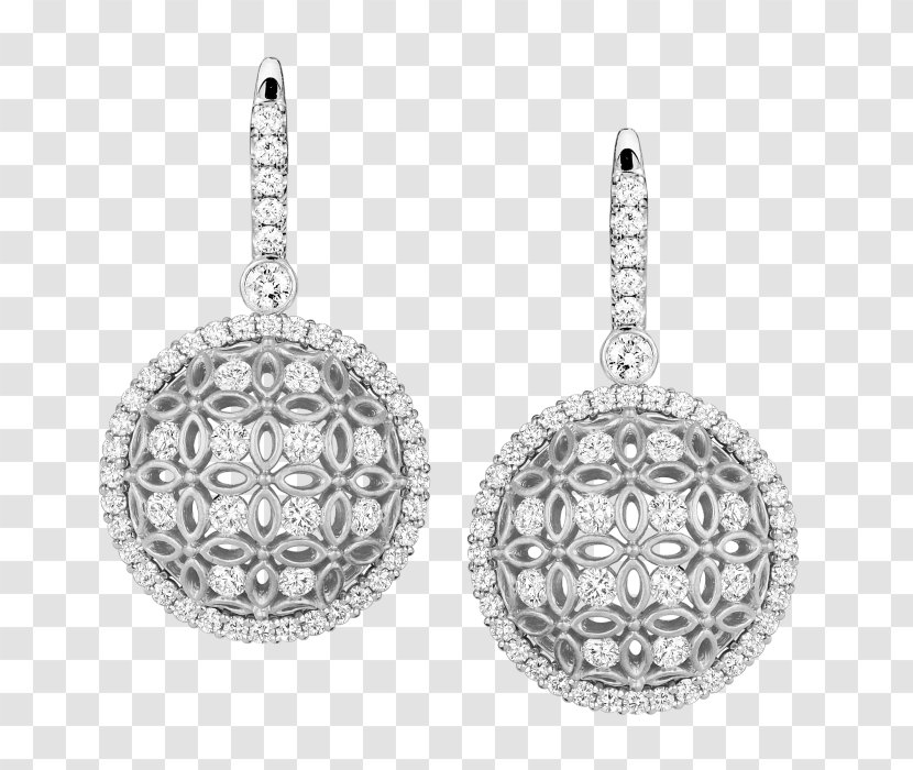 Earring Silver Jewellery Ambrosia - Custom Jewelry Studio DiamondWedding Ear Transparent PNG