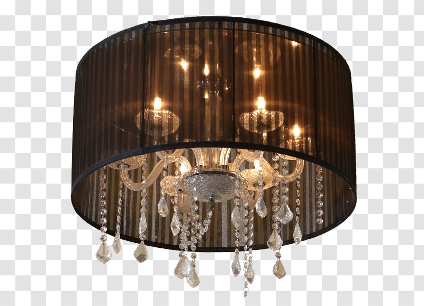 Chandelier Ceiling Light Fixture Lighting Incandescent Bulb - Crystal - Mehendi Transparent PNG