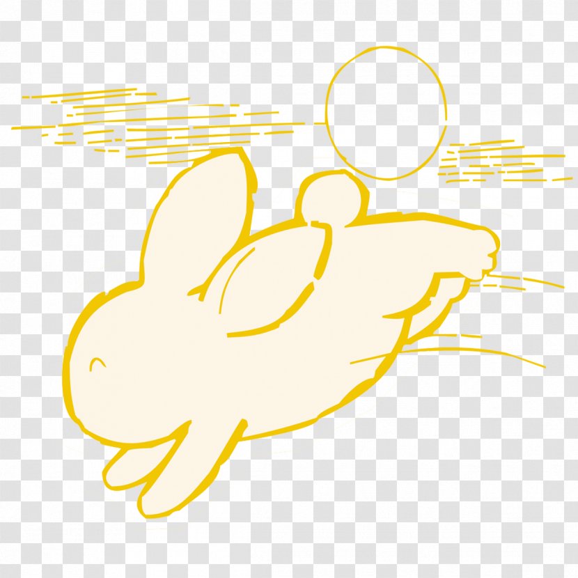 Rabbit Cartoon Image Illustration Clip Art - Cuteness - Chang039e Vector Transparent PNG