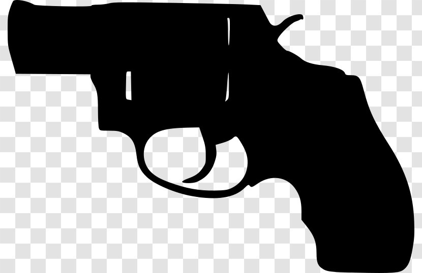 Firearm Revolver Pistol Metallic Silhouette Shooting - Tree - Guns Transparent PNG