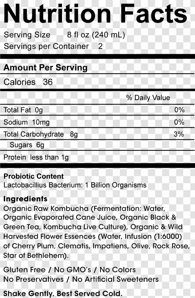 Wine Nutrition Facts Label Juice Matcha Raw Foodism - Paper Product Transparent PNG