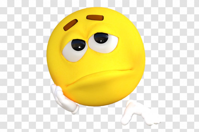Emoticon Emoji Smiley WhatsApp Happiness - Yellow - Sad Transparent PNG