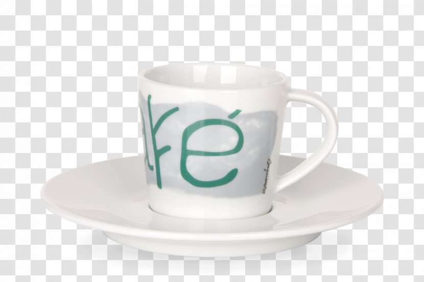 Coffee Cup Espresso Saucer Porcelain Mug - Serveware - And Transparent PNG
