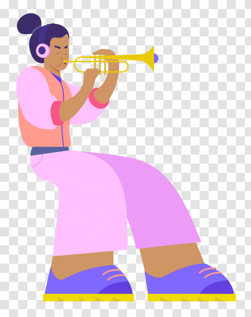 Playing The Trumpet Music Transparent PNG
