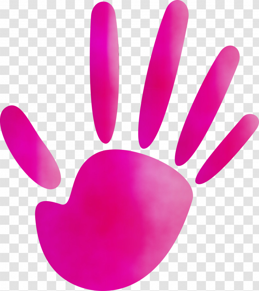 Pink Finger Magenta Hand Material Property Transparent PNG