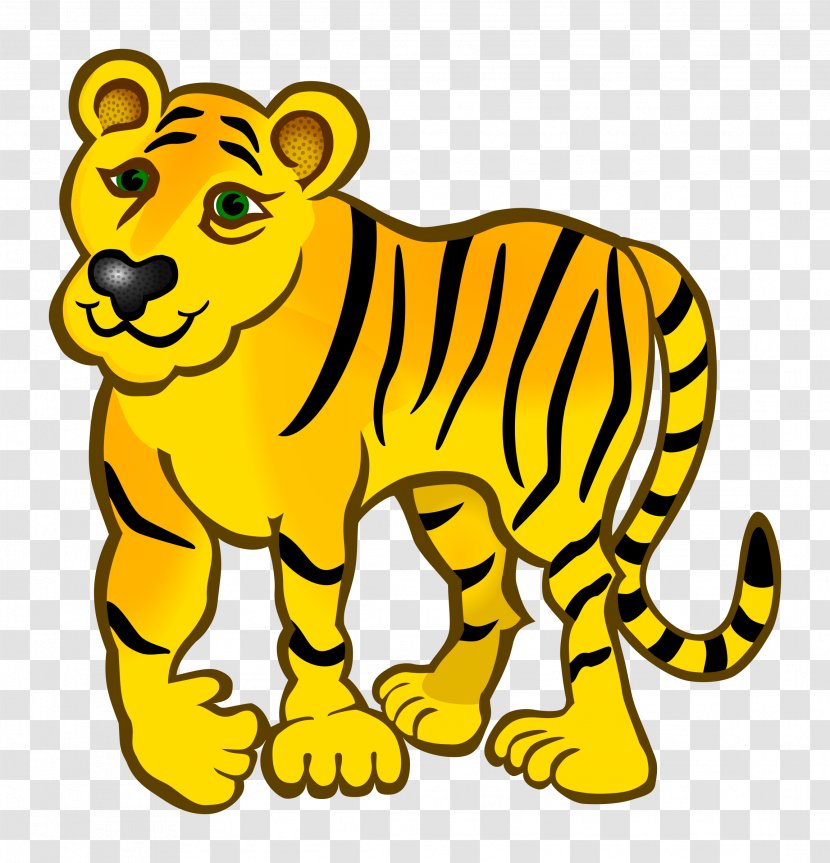Tiger Felidae Leopard Clip Art - Snout - Animals Transparent PNG