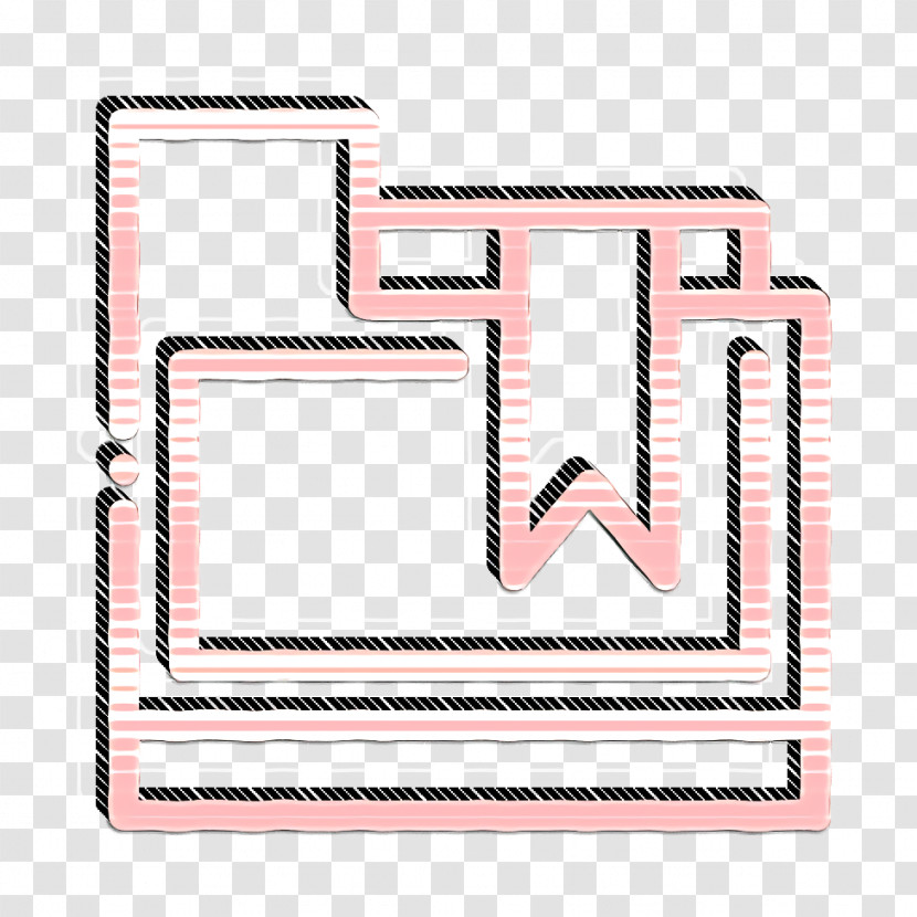 Files And Folders Icon Bookmark Icon Bookmarks Icon Transparent PNG