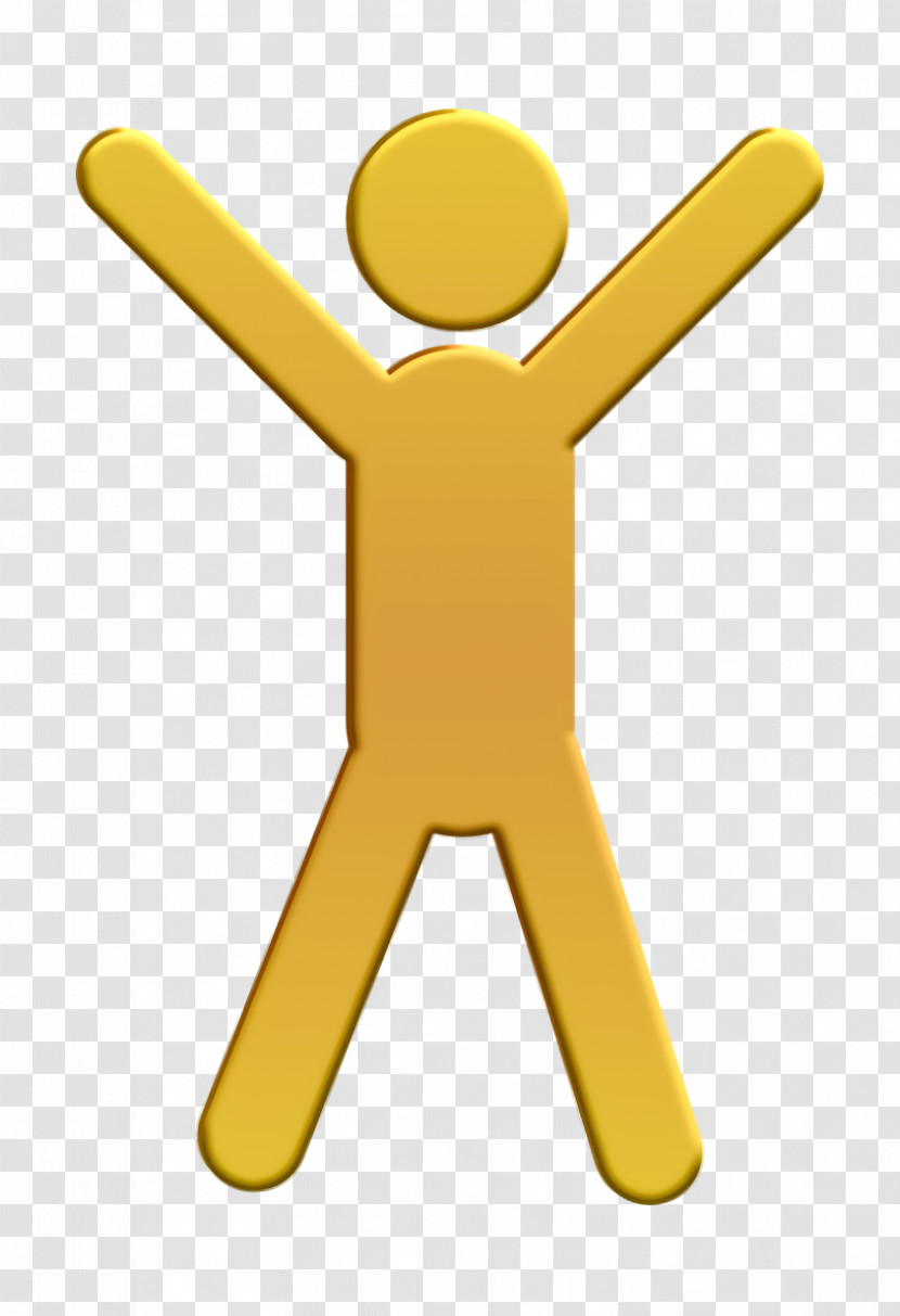 Human Icon Humans Icon Arms Up Icon Transparent PNG