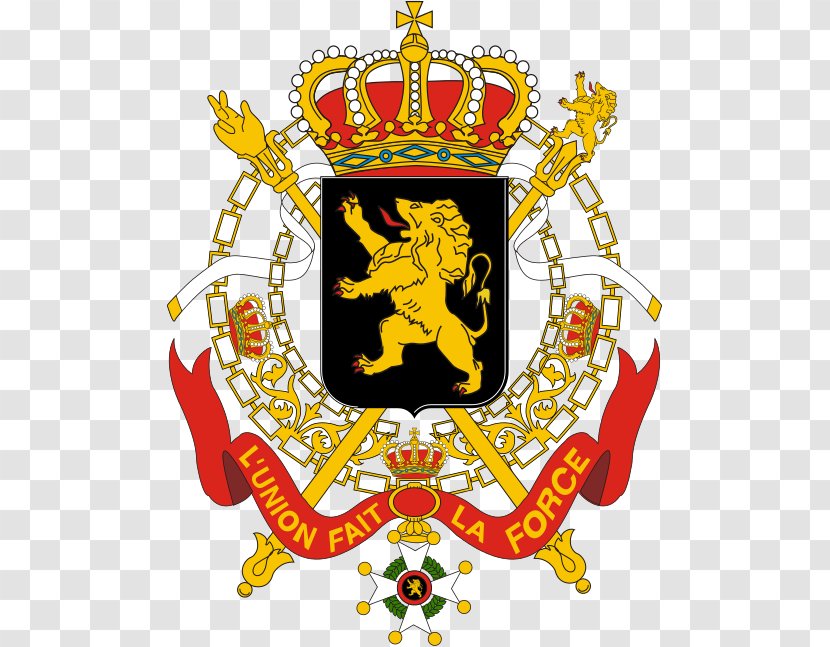 Coat Of Arms Belgium National Flag - Lion - Besar Negara Coatofarms Transparent PNG