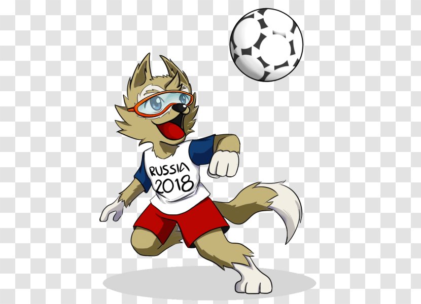 2018 World Cup Zabivaka FIFA Official Mascots Russia - Cartoon Transparent PNG