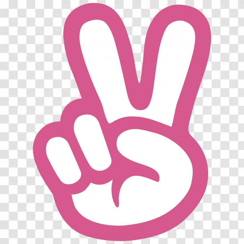 Emoticon Smiley Emoji Icon - Cartoon - Pink Hand Scissors Transparent PNG