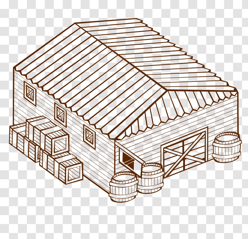 Warehouse Building Clip Art - Logistics Transparent PNG