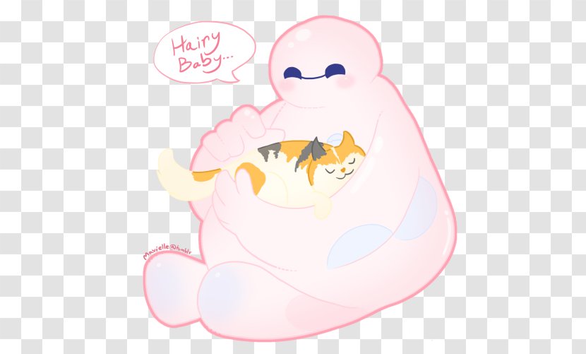 Cat Pastel Pink Baymax - Frame Transparent PNG