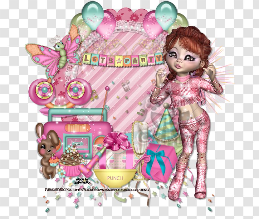 Pink M Doll RTV Legendary Creature Transparent PNG