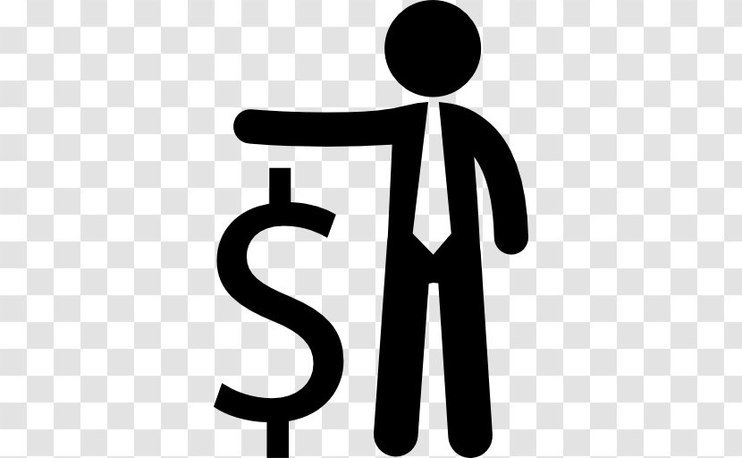 Dollar Sign Businessperson Symbol - Human Behavior - Business Transparent PNG
