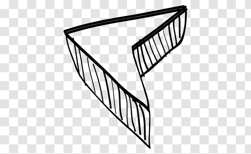 Drawing Handrail - Line Art - Freehand Transparent PNG