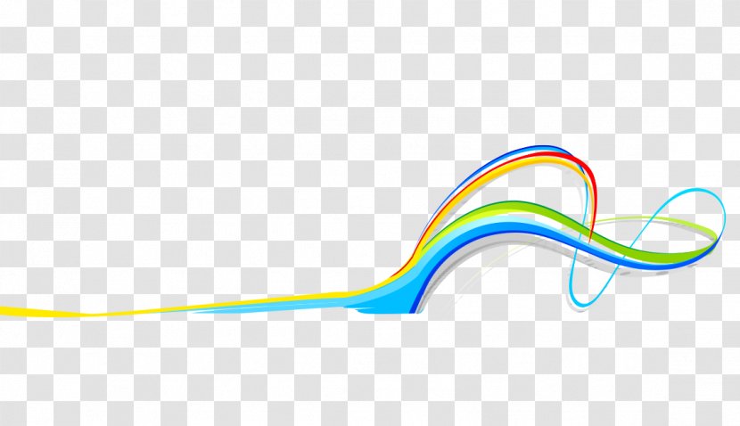 Line Curve - Vector Space - Colored Lines Transparent PNG