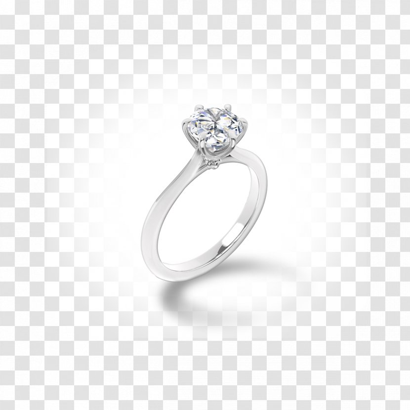 Wedding Ring - Diamond - Oval Mineral Transparent PNG