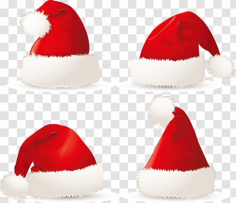 Santa Claus Christmas Suit Clip Art - Free Content - Vector Hat Transparent PNG