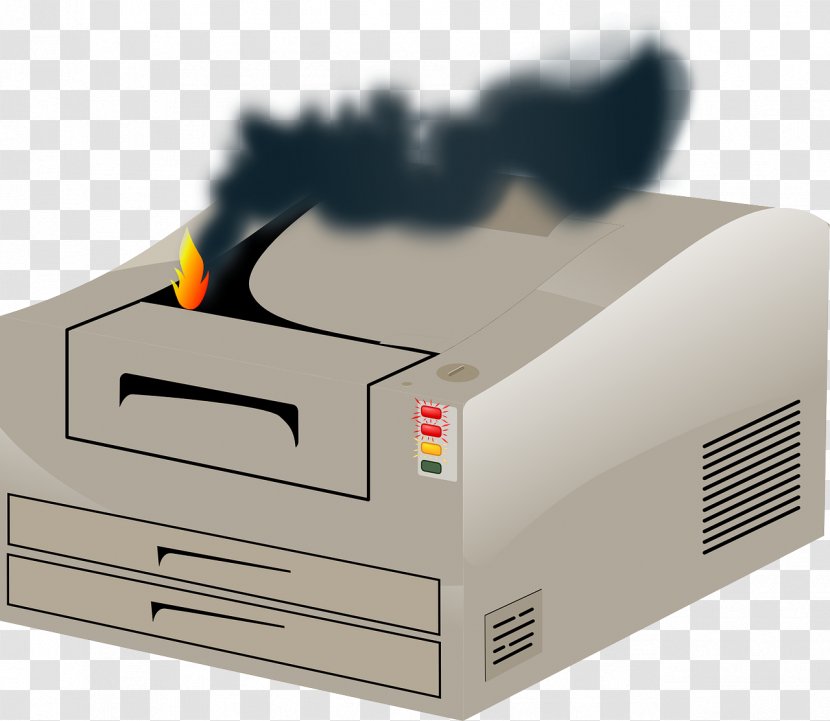 Printer Clip Art Openclipart Laser Printing - Bitcoin Transaction Process Transparent PNG