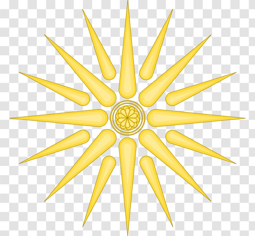Vergina Sun Ancient Macedonians Argead Dynasty - Rays Transparent PNG