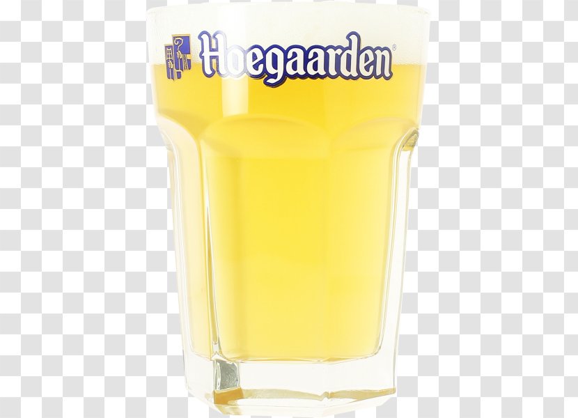 Beer Hoegaarden Brewery Gueuze Belgian Cuisine Belle-Vue - Pint Glass Transparent PNG