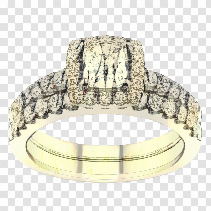 Wedding Ring Silver Platinum Product Design - Jewellery Transparent PNG