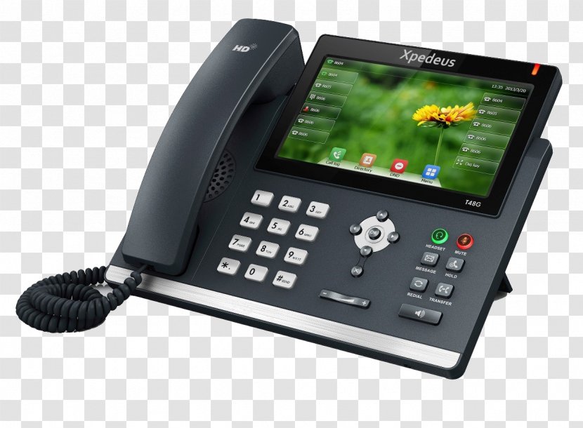 VoIP Phone Session Initiation Protocol Telephone Voice Over IP Gigabit Ethernet Transparent PNG