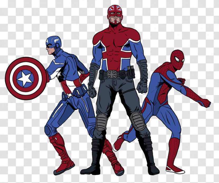 Spider-Man Captain America Carol Danvers Spider-Woman (Jessica Drew) Deadpool - Art - Spider-man Transparent PNG
