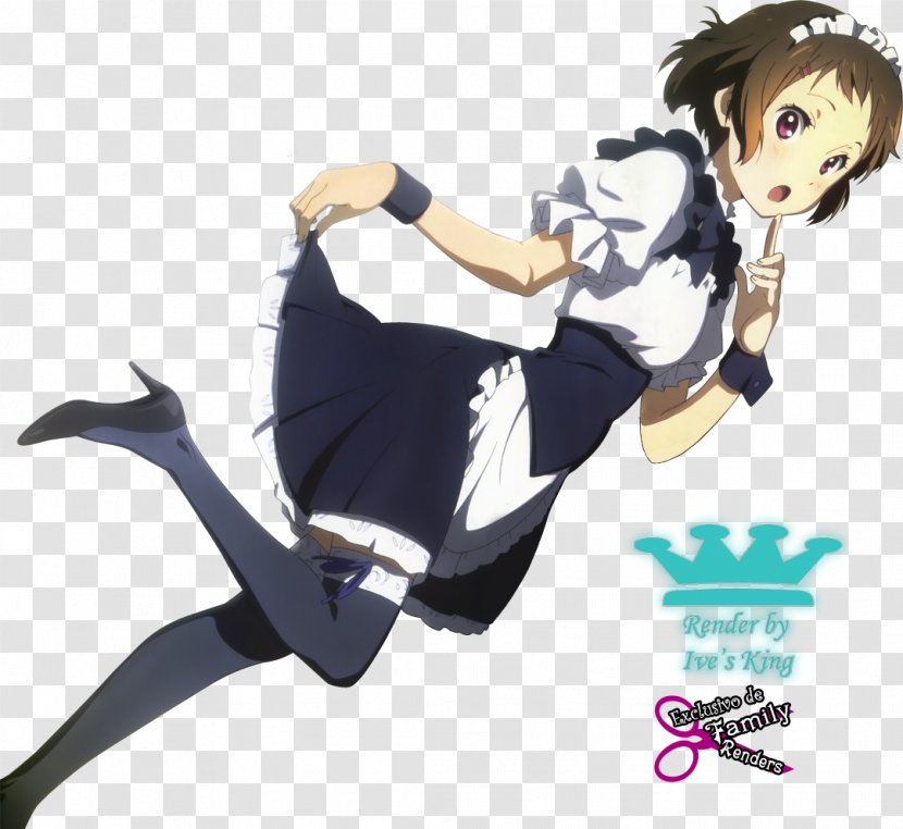 Hyouka Eru Chitanda Mayaka Ibara Classic Literature Club Maid - Heart Transparent PNG