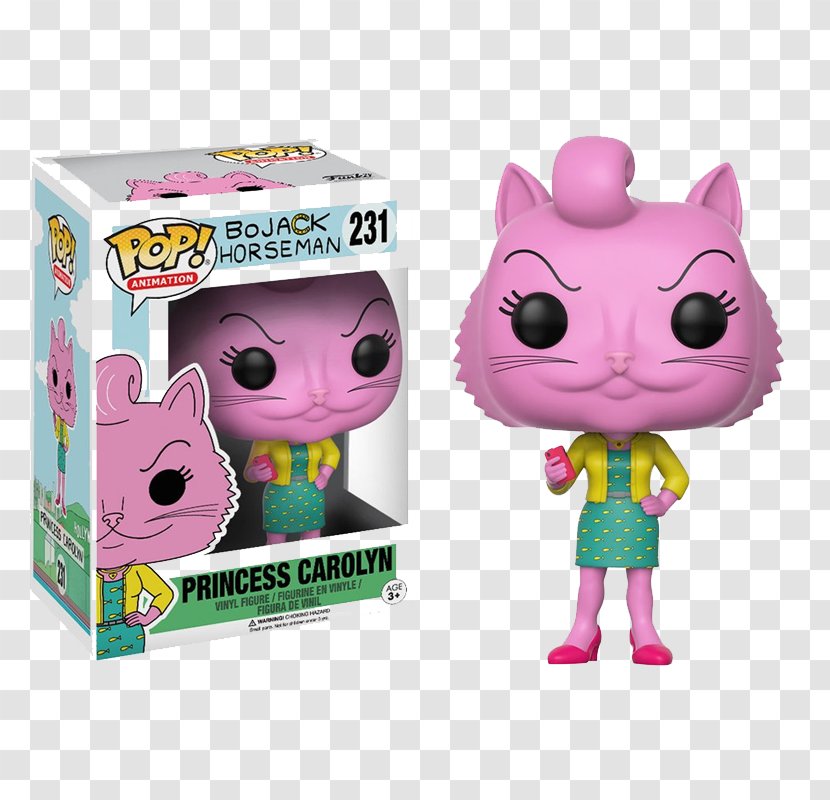 Princess Carolyn Mr. Peanutbutter Todd Chavez Funko Pop Television - Diane Nguyen - Toy Transparent PNG