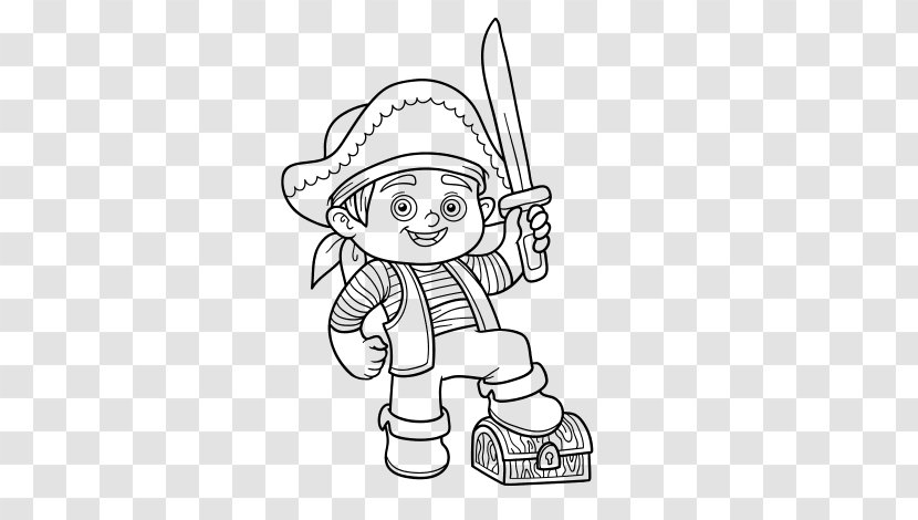Coloring Book Piracy Child Drawing - Frame - Boy Transparent PNG