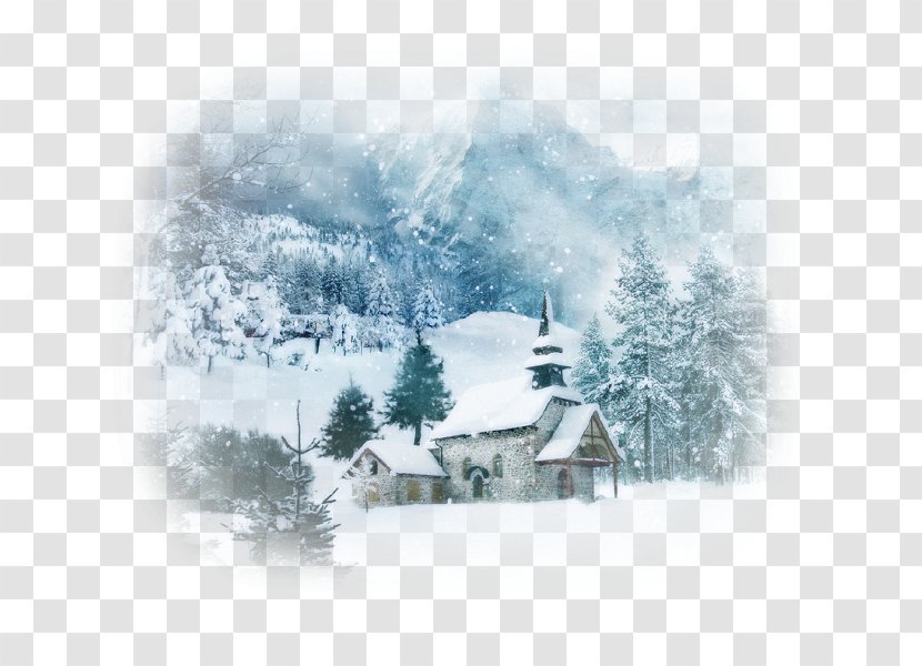 Landscape Winter Snow Christmas Storm - Frost - Winters Transparent PNG