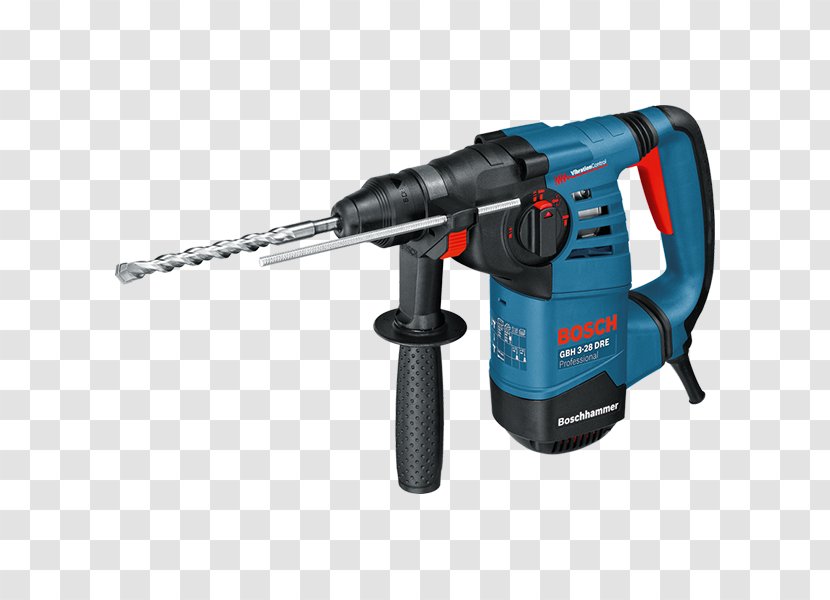 Bosch Professional GBH 3-28 DRE SDS-Plus-Hammer Drill 800 W Incl. Case Augers - Hammer Transparent PNG