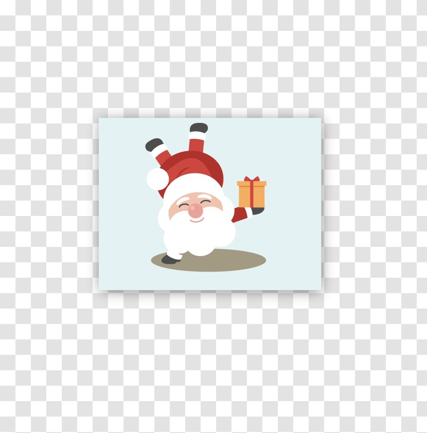 Santa Claus Christmas Ornament New Year Wish - Holiday - Cartoon Flat Transparent PNG