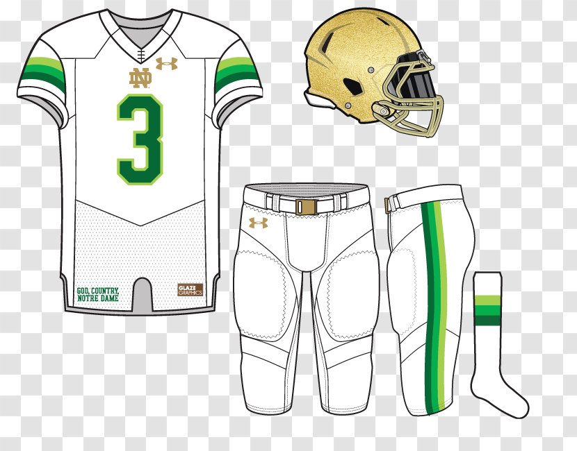 Jersey Notre Dame Fighting Irish Football University Of Uniform American Transparent PNG