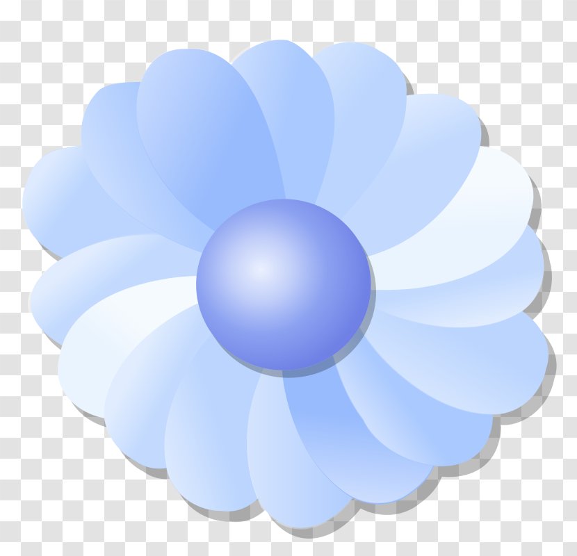 Blue Flower Clip Art Transparent PNG