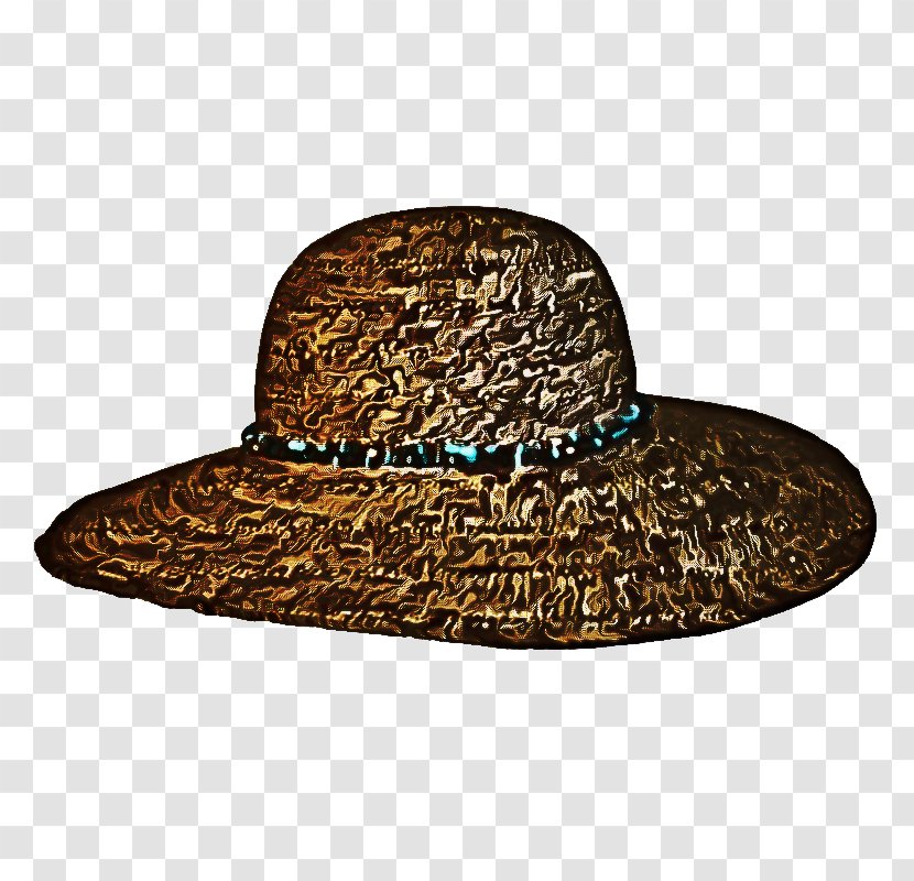 Cartoon Sun - Hat - Cowboy Fedora Transparent PNG