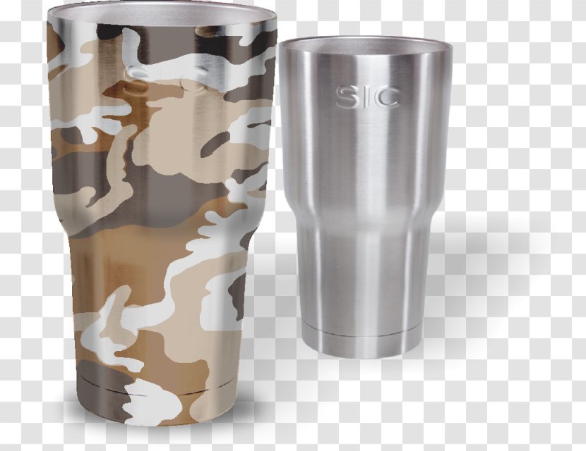 Perforated Metal Brushed Glass Cup - Copper Transparent PNG