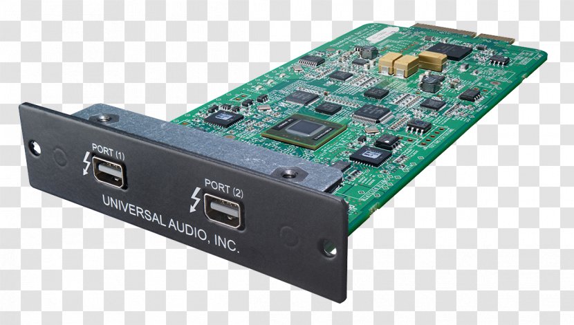 Thunderbolt Universal Audio IEEE 1394 Digital Signal Processor - Electronic Device - Apple Transparent PNG