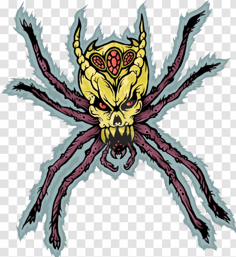 Insect Legendary Creature Cartoon Decapoda - Invertebrate - Gold Skull Transparent PNG