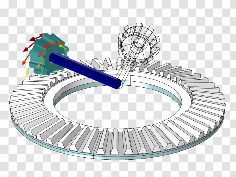 Bevel Gear Train Dynamics Mechanics - Rotation - Force And Motion Transparent PNG