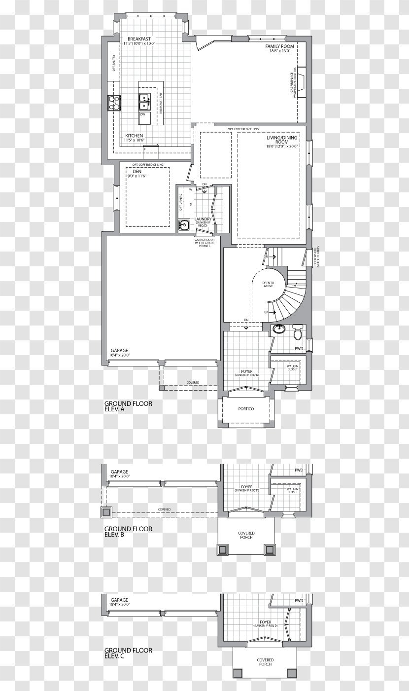 グレース早稲田 Architecture Floor Plan Technical Drawing - Monochrome - Silver Birch Transparent PNG