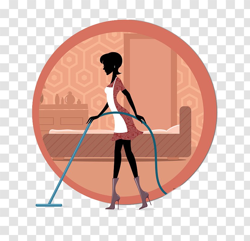 Floor Cleaning Vacuum Cleaner Stock Photography - An Ancient Style Of Woman Transparent PNG