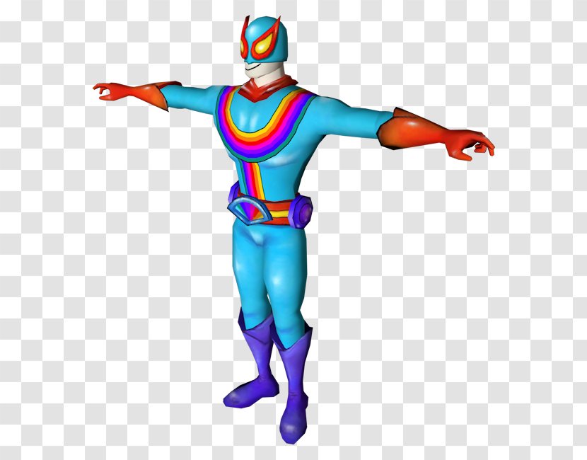 Superhero Cartoon - Hero - Suit Actor Figurine Transparent PNG